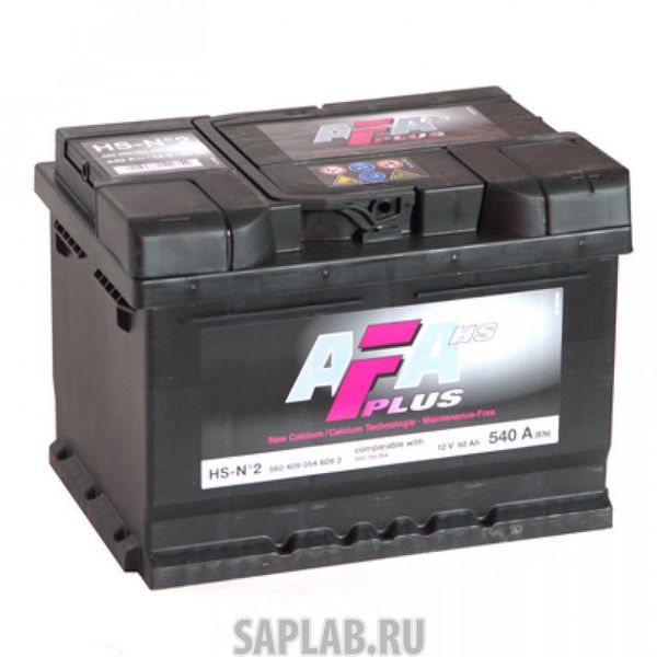 Купить AFA HSN2 Аккумулятор AFA 60 А/ч 560409 HS ОБР низк 242x175x175 EN540