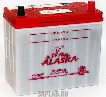 Купить ALASKA MF45R55B24 Аккумуляторная батарея ALASKA MF 45 R 55B24 calcium +