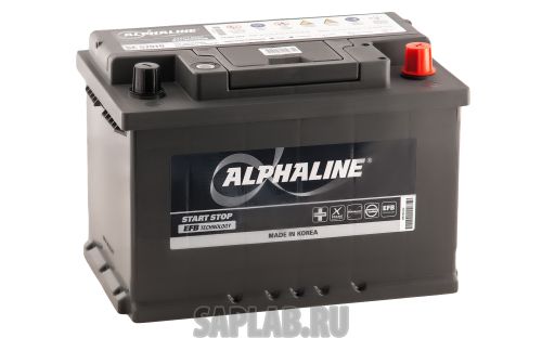 Купить ALPHALINE 57010EFBPR Аккумулятор ALPHALINE EFB 57010 EFB PR 12В 70Ач 650CCA 278x175x190 мм Обратная (-+)