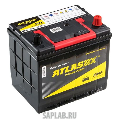 Купить ATLAS MF85D23FL Аккумулятор автомобильный ATLAS SMF 68Ач 600A [mf85d23fl]
