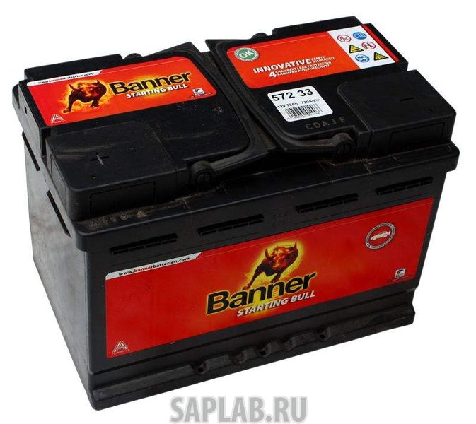 Купить BANNER 6СТ7257233 Аккумулятор BANNER Starting Bull 72А/ч