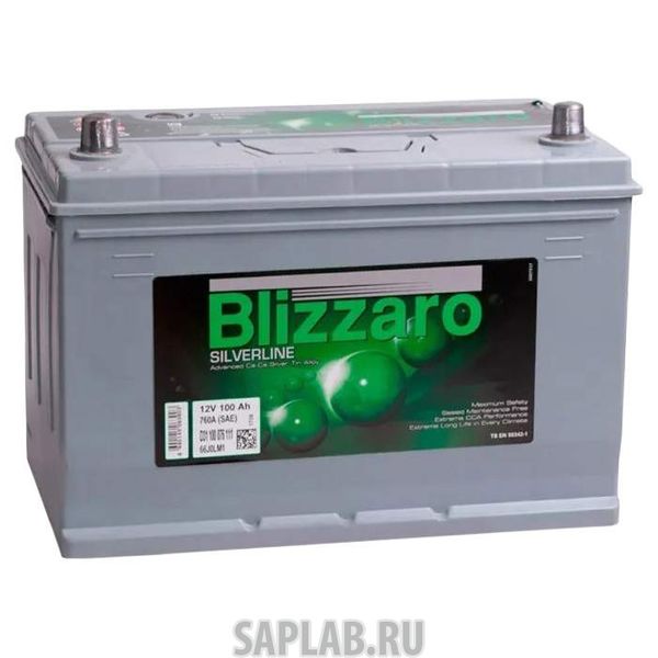 Купить BLIZZARO 100R760A Аккумулятор BLIZZARO SILVERLINE 100R 760A 306x173x225