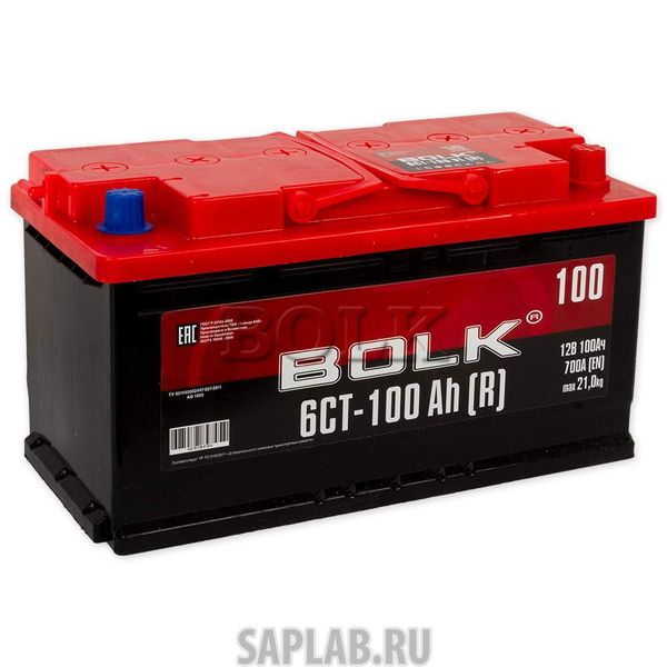 Купить BOLK AB1000 Аккумулятор BOLK 100 А/ч обратная R+ EN700 А 353x175x190 AB 1000