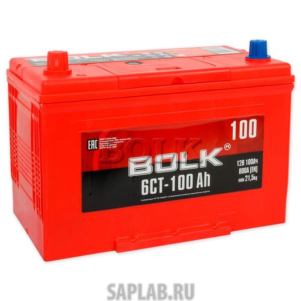 Купить BOLK ABJ1001 Аккумулятор BOLK ASIA 100 А/ч прямая L+ EN800 А 304x173x220 ABJ 1001