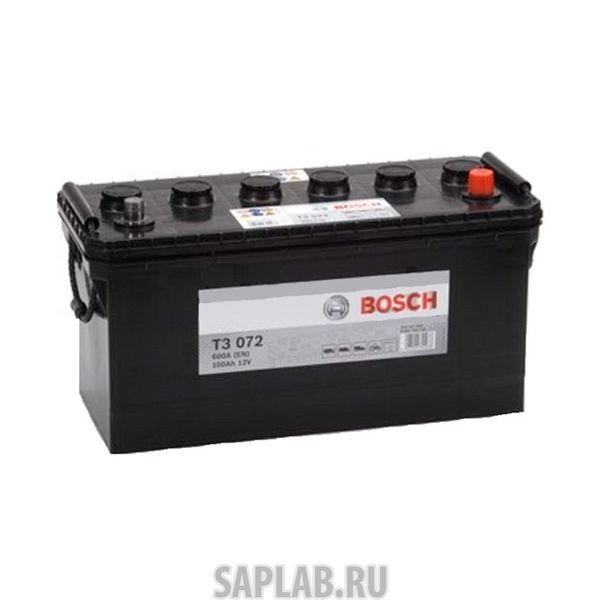 Купить BOSCH 0092T30720 Аккумулятор T3 12V 100Ah 600A оп BOSCH арт. 0092T30720 4047024344938