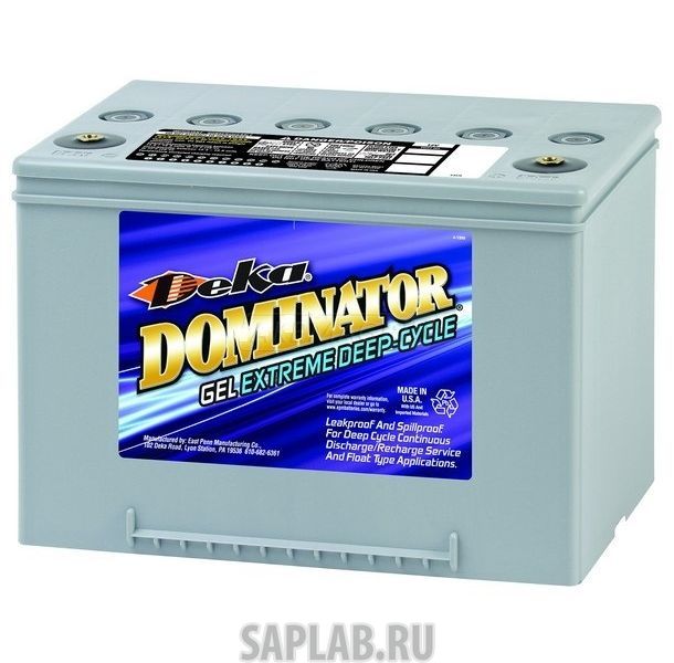 Купить DEKA 8G34R Аккумулятор DEKA 8G34R 12V 63A (260х169х178)