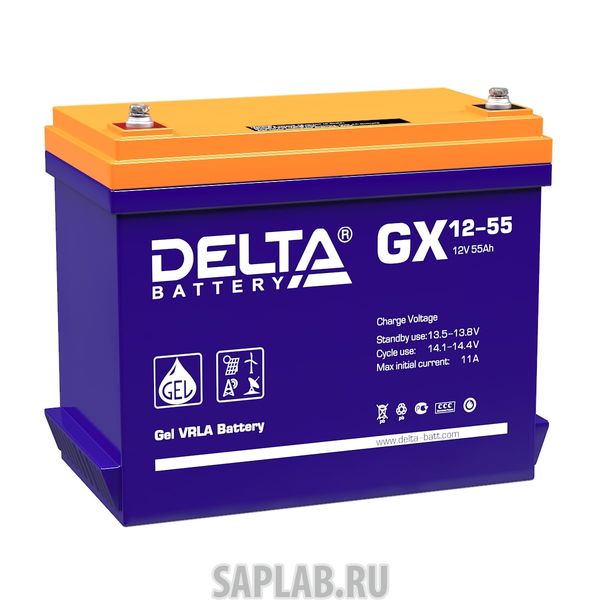 Купить DELTA GX1255 Аккумулятор DELTA GX 12-55