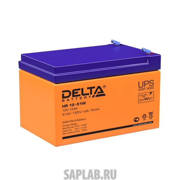 Купить DELTA HR1251W Аккумулятор DELTA HR12-51W