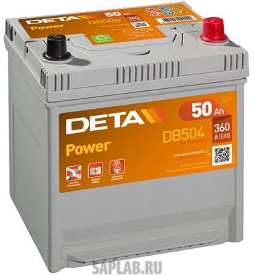 Купить DETA DB504 Аккумулятор автомобильный DETA DB504 50 Ач