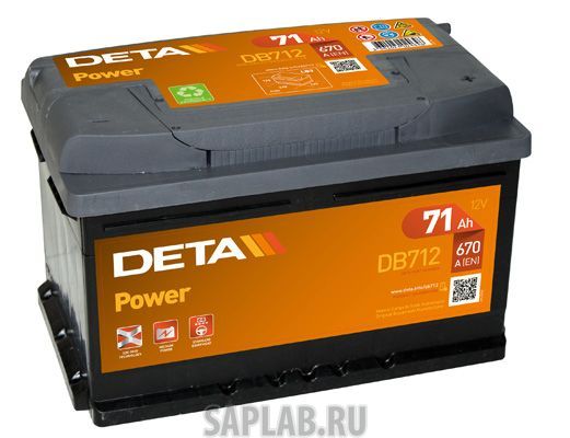 Купить DETA DB712 Аккумулятор автомобильный DETA DB712 71 Ач