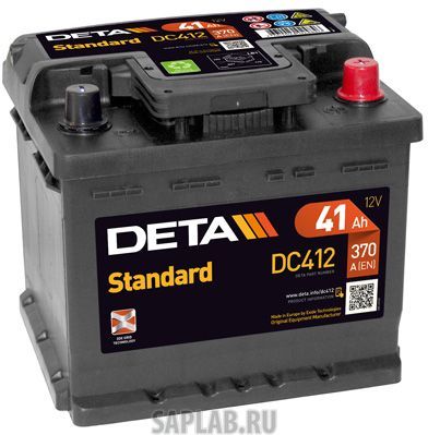 Купить DETA DC412 Аккумулятор автомобильный DETA DC412 41 Ач