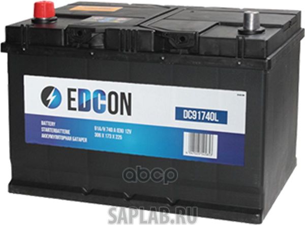 Купить EDCON DC91740L Аккумуляторная батареяная батарея 91Ah 740A + слева 306х173х225 B01/ EDCON DC91740L