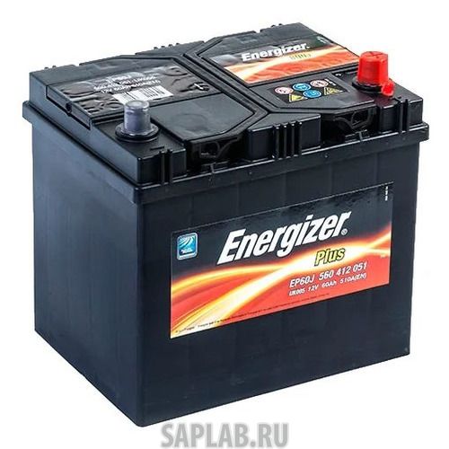 Купить ENERGIZER 560412051EP60J Аккумулятор автомобильный ENERGIZER Plus 60Ач 510A [560 412 051 ep60j]