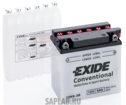 Купить EXIDE 12N93B Аккумулятор автомобильный EXIDE 12N9-3B 9 Ач