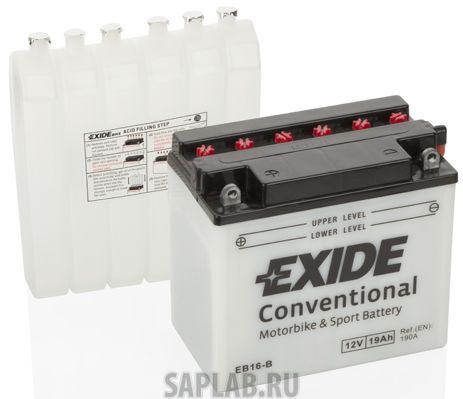 Купить EXIDE EB16B Аккумулятор автомобильный EXIDE EB16-B 19 Ач