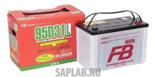 Купить FURUKAWA_BATTERY 95D31R Аккумулятор автомобильный  Furukawa Battery SUPER NOVA 95D31R 80 Ач