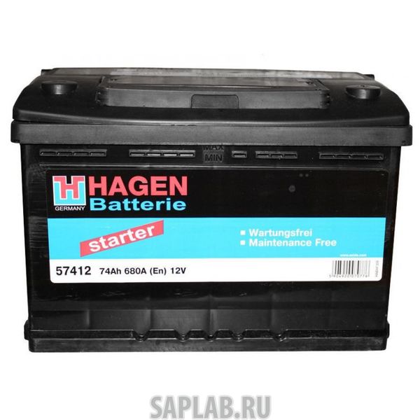 Купить HAGEN_BATTERIE 57412 Аккумулятор HAGEN BATTERIE арт. 57412