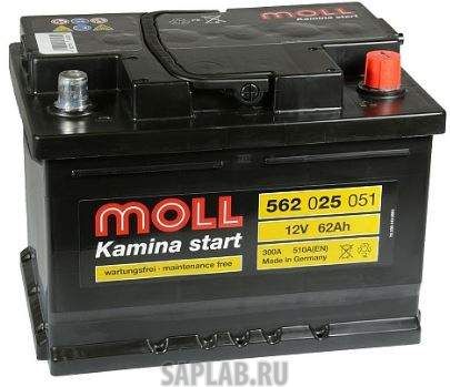 Купить MOLL 562025051 Аккумулятор MOLL Kamina Start 62RS 510A 242x175x175 562025051