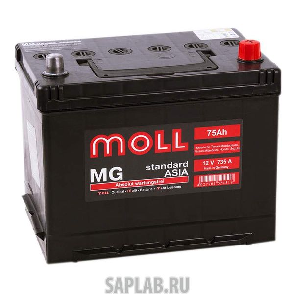 Купить MOLL MG75JR Аккумулятор MOLL MG 75JR 599