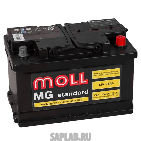 Купить MOLL MG75SR Аккумулятор MOLL MG 75SR 616