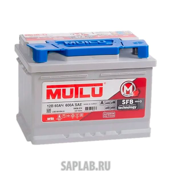 Купить MUTLU LB260054A Аккумулятор MUTLU SFB 60 А/ч обр R+ EN 540A 242x175x175 SMF56054 VL Euro низ.
