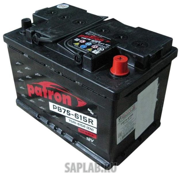 Купить PATRON PB75615R Аккумулятор автомобильный PATRON PB75615R 75 Ач