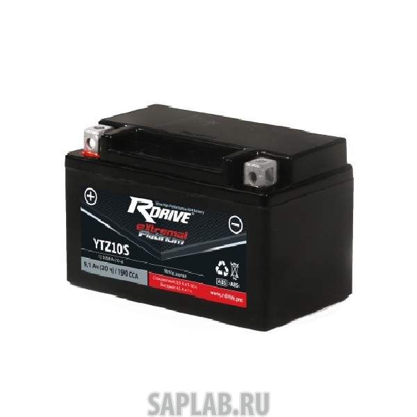 Купить RDRIVE 1058153025821 Аккумулятор мотоциклетный RDRIVE EXTREMAL PLATINUM YTZ10S