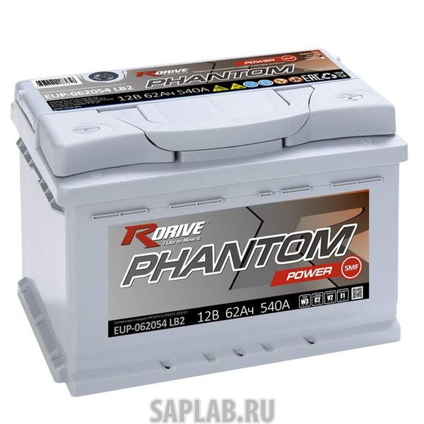 Купить RDRIVE 1583 Аккумулятор автомобильный RDRIVE PHANTOM Power 62SR