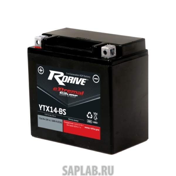 Купить RDRIVE SYTX14BS Аккумулятор RDRIVE SILVER YTX14-BS