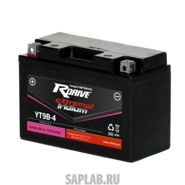 Купить RDRIVE YT9B4 Аккумулятор RDRIVE IRIDIUM YT9B-4 719