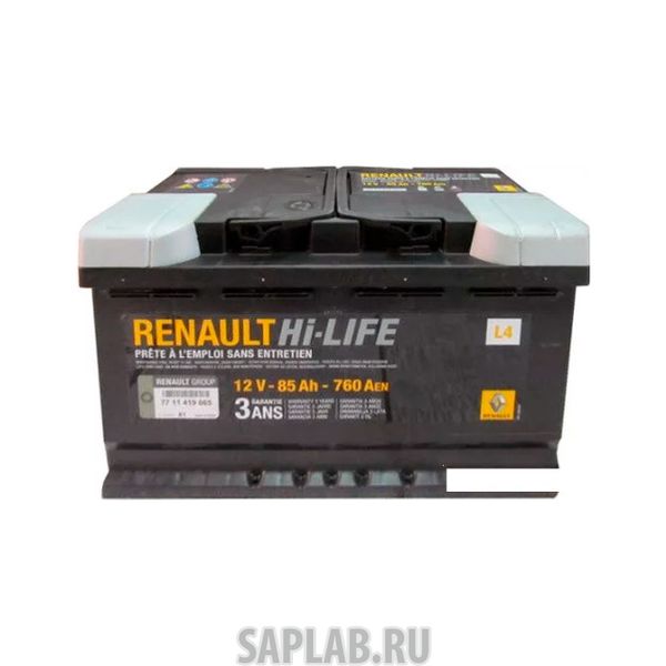 Купить RENAULT 7711419085 Аккумулятор Hi-Life 12v 85ah 760a Renault RENAULT арт. 7711419085