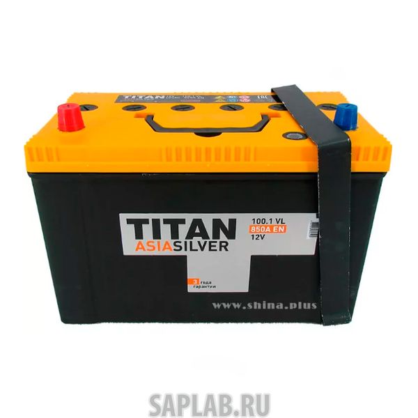 Купить TITAN 4607008887372 Аккумулятор Asia Silver 6ct1001 П.П. В01 Ca/Ca En 850 304х171х221 TITAN