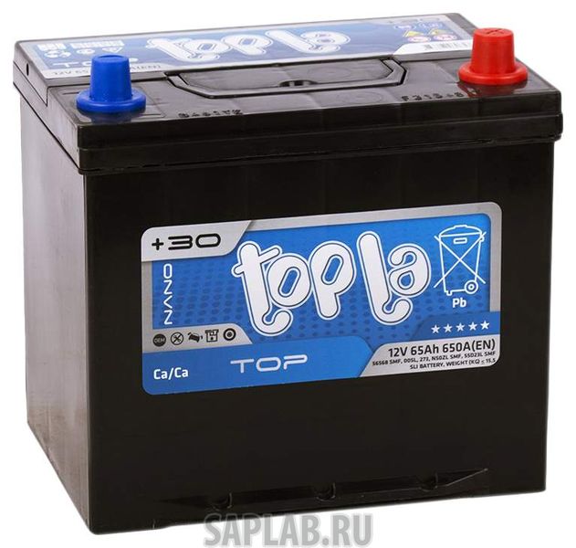 Купить TOPLA 118667 Аккумулятор автомобильный TOPLA TT65J 65Ач 650A 118667