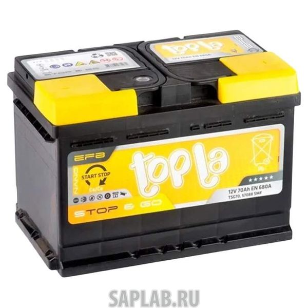 Купить TOPLA 70R680A Аккумулятор Topla EFB 70R 680A 278x175x190