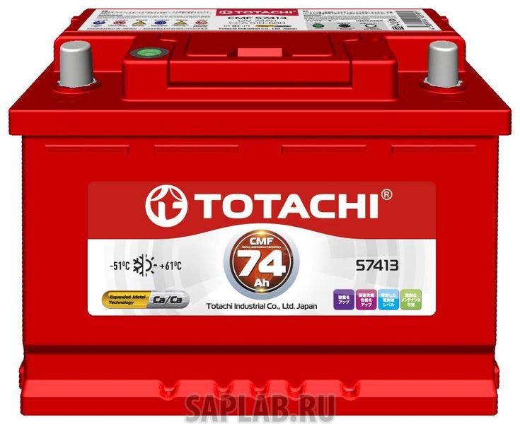 Купить TOTACHI 4589904523762 Аккумулятор автомобильный  TOTACHI CMF 4589904523762 74 Ач