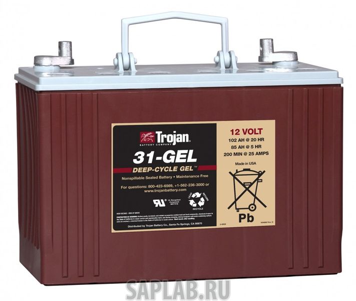 Купить TROJAN 31GEL Аккумулятор TROJAN 31-GEL 12V 102A (329х171х245)