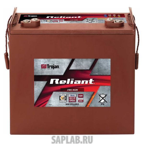 Купить TROJAN J185AGM Аккумулятор TROJAN J185-AGM 12V 200A (380х176х357)