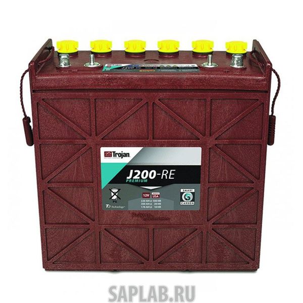 Купить TROJAN J200RE Аккумулятор TROJAN J200RE 12V 200A (380х176х374)