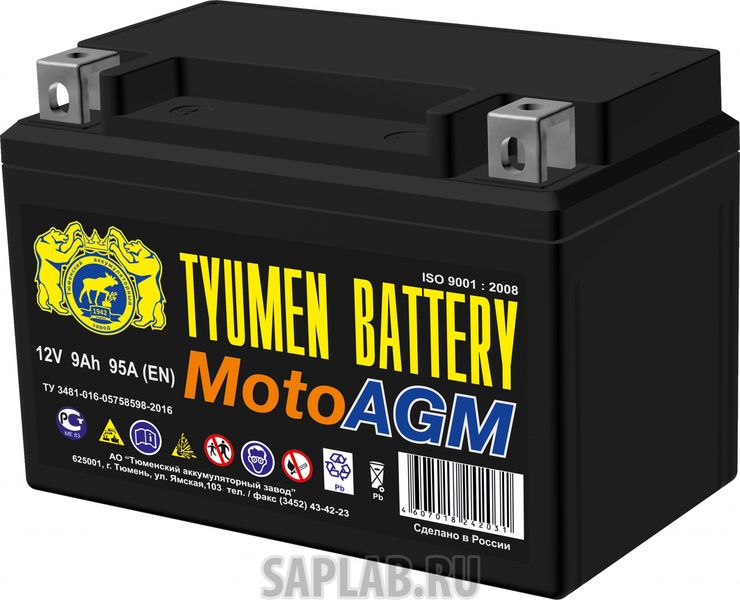 Купить TYUMEN 1058994211069 Аккумулятор мотоциклетный TYUMEN BATTERY 6МТС-9 