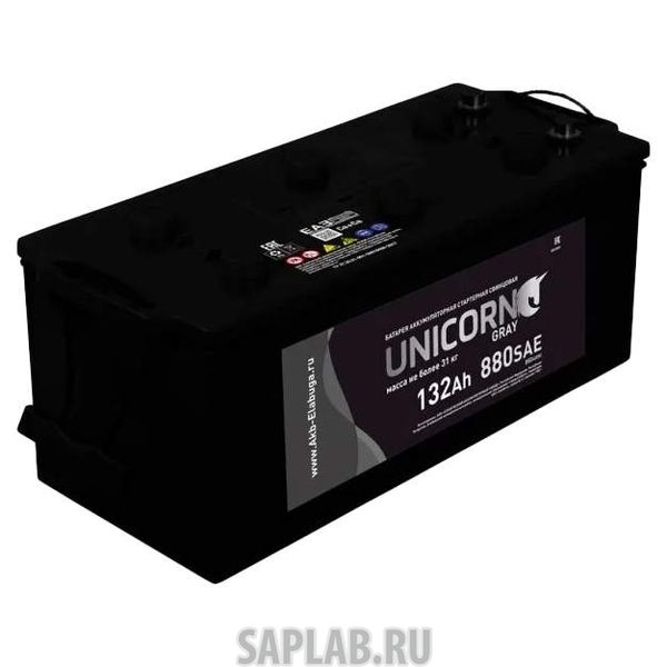 Купить UNICORN 132РУС880A Аккумулятор UNICORN GREY 132 рус 880A 513x182x240