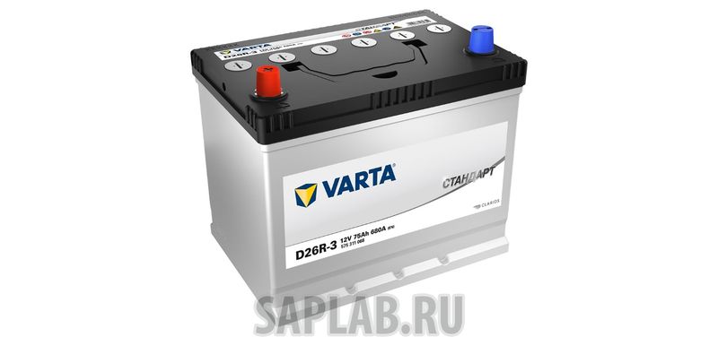 Купить VARTA 575311068 Акб Asia Стандарт 75a/Ч (+/-) 12v 680a En 258x174,5х223 / 575311068 Varta 575311068