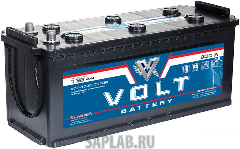 Купить VOLT VC13231 Аккумулятор автомобильный VOLT CLASSIC 6СТ-132.3 VC13231
