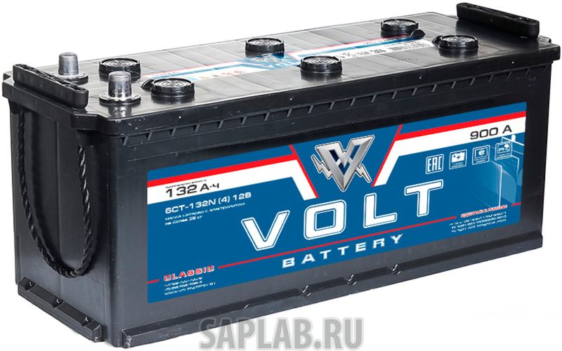 Купить VOLT VC13241 Аккумулятор автомобильный VOLT CLASSIC 6СТ-132.4 VC13241