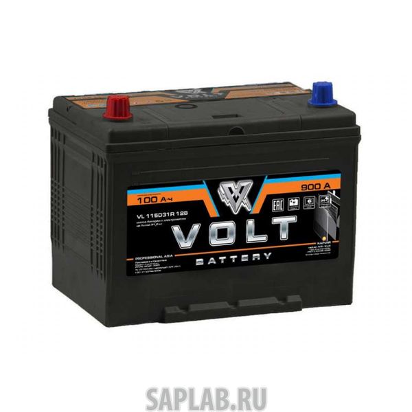 Купить VOLT VL115D31R Автомобильный аккумулятор VOLT PRO ASIA 100 Ач (A/h) прямая полярность - VL115D31R