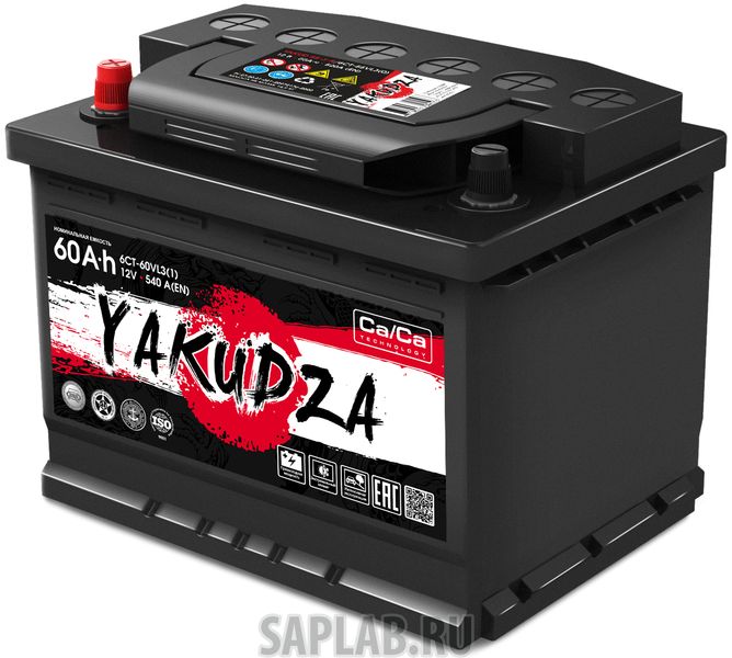 Купить YAKUDZA YAKUD6011 Автомобильный аккумулятор YAKUDZA 6СТ-60.1 VL