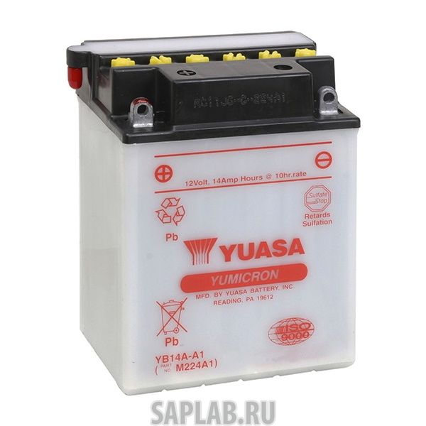 Купить YUASA YB14AA1 Аккумулятор YUASA YB14A-A1 (б/э) 1451