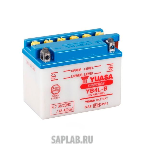 Купить YUASA YB4LB Аккумуляторная Батарея Yumicron Battery [12v 4,2ah 45a] YUASA