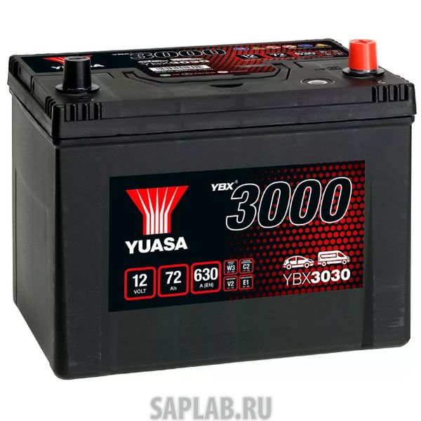 Купить YUASA YBX3030070 Аккумуляторная Батарея Smf[12v 72ah 570a] YUASA