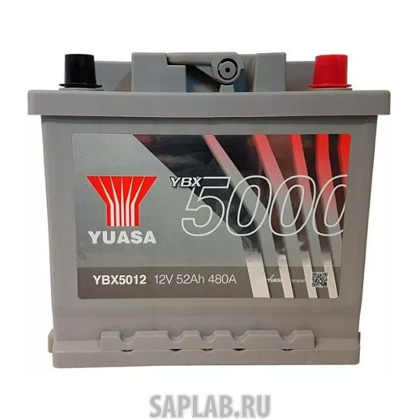 Купить YUASA YBX5012052 Аккумуляторная Батарея Silver High Performance[12v 52ah 480a B13] YUASA