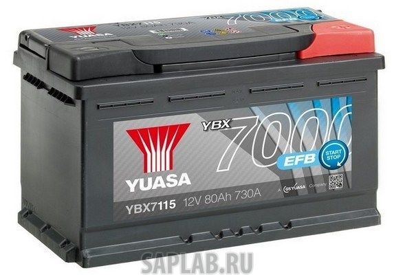 Купить YUASA YBX7115 Аккумулятор автомобильный Yuasa YBX7115 80 Ач